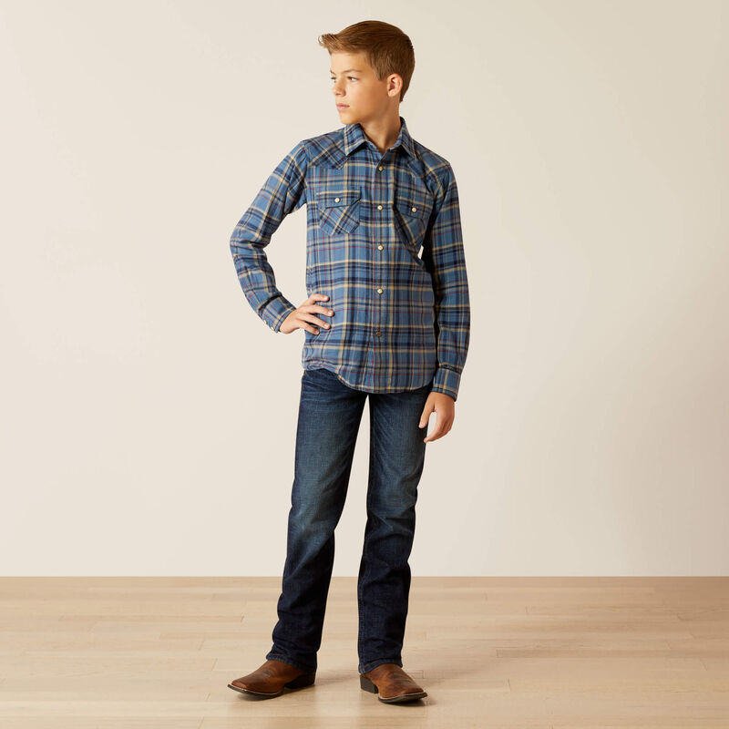Huntley Retro Fit Shirt - Copen Blue