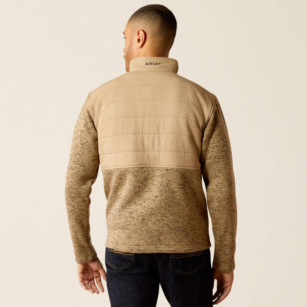Caldwell Reinforced Snap Sweater - Chinchilla