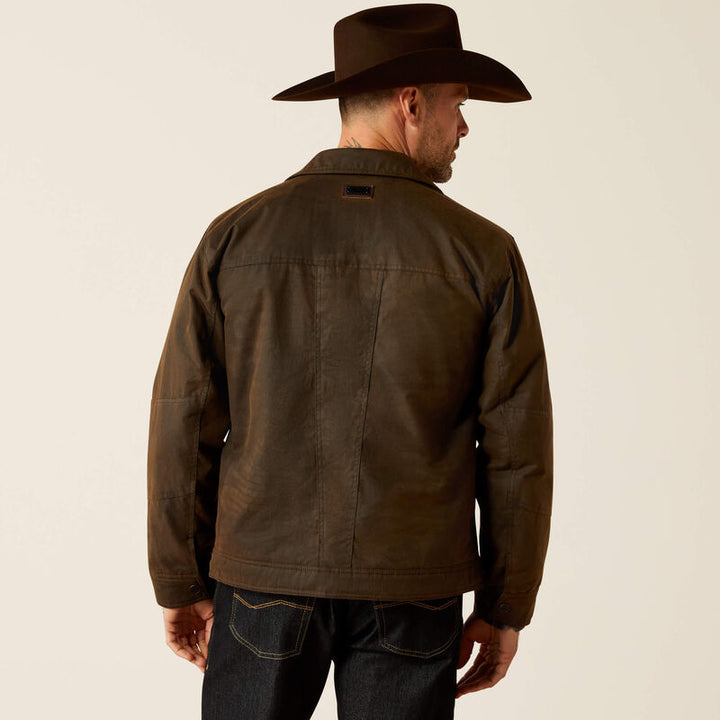 Relentless Longview Waxed Cotton Jacket - Wood Brown