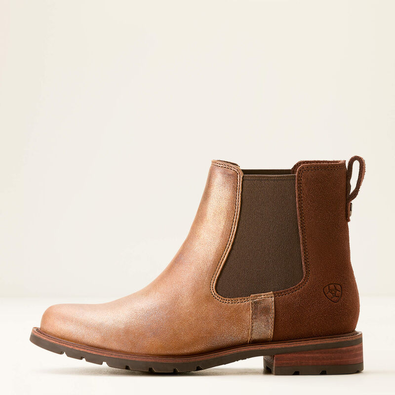 Wexford Chelsea Boot - Metallic Pearl/Polo Brown