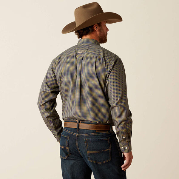Wrinkle Free Ferris Classic Fit Shirt - Navy