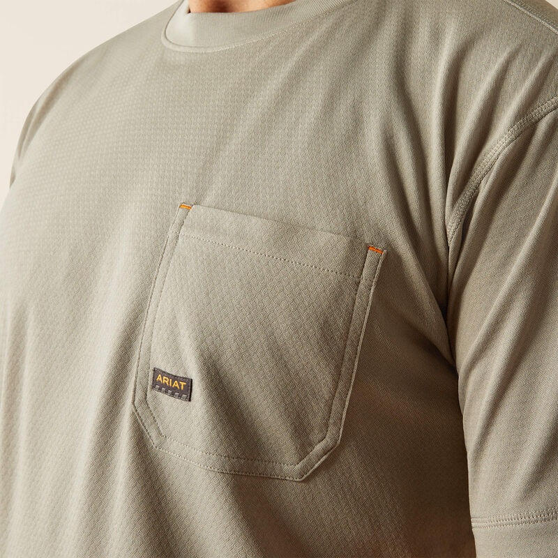 Rebar Heat Fighter Staple T-Shirt - Wild Dove