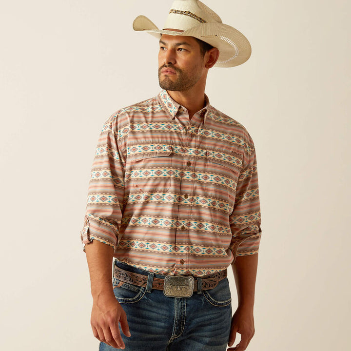 VentTEK Outbound Classic Fit Long Sleeve Shirt - Baked Clay