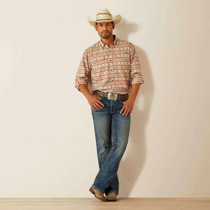 VentTEK Outbound Classic Fit Long Sleeve Shirt - Baked Clay