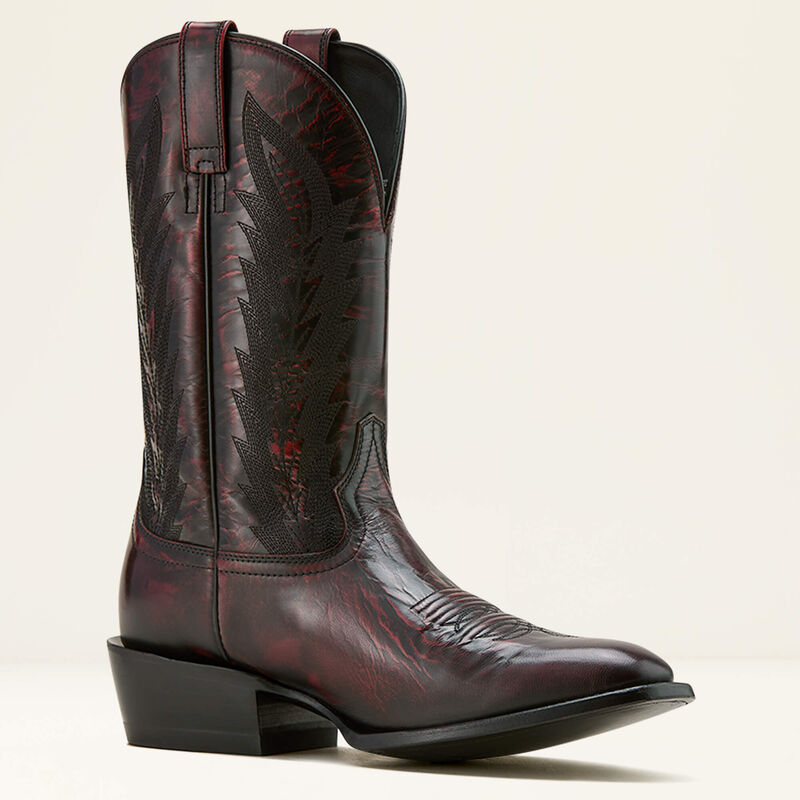 Willie Western Boot - Black Cherry