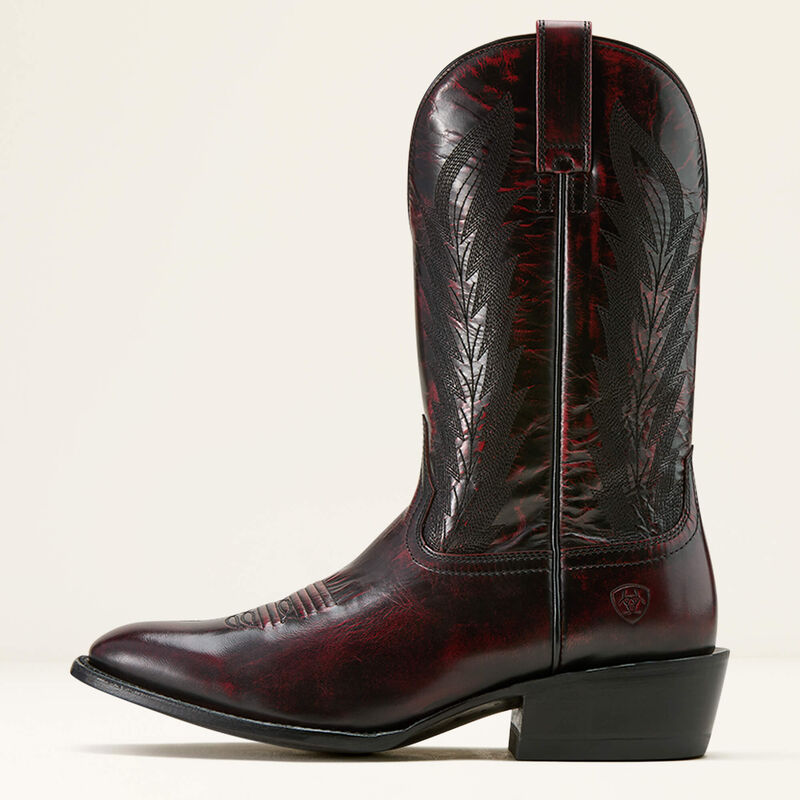 Willie Western Boot - Black Cherry