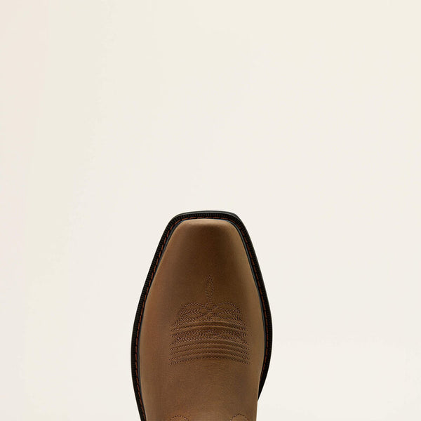 Ironside Square Toe Steel Toe Work Boot - Dark Earth / Brick