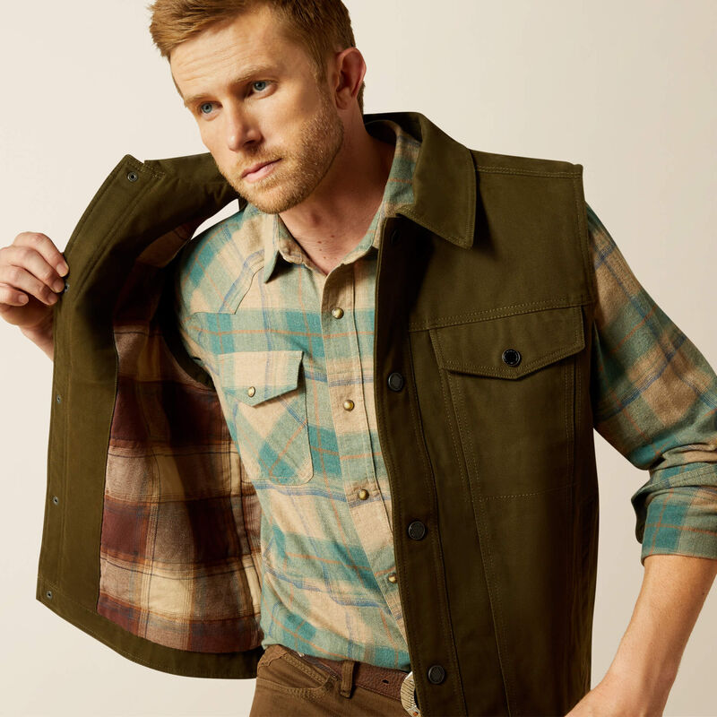 Canvas Rancher Vest - Desert Sand