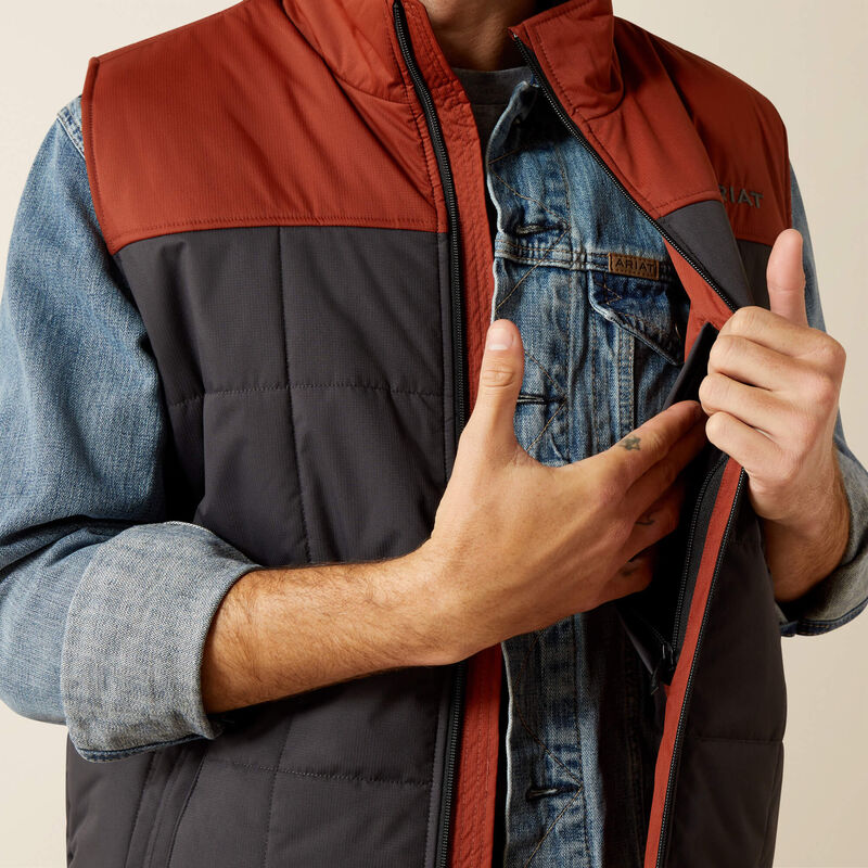 Crius Insulated Vest - Smoked Paprika & Phantom