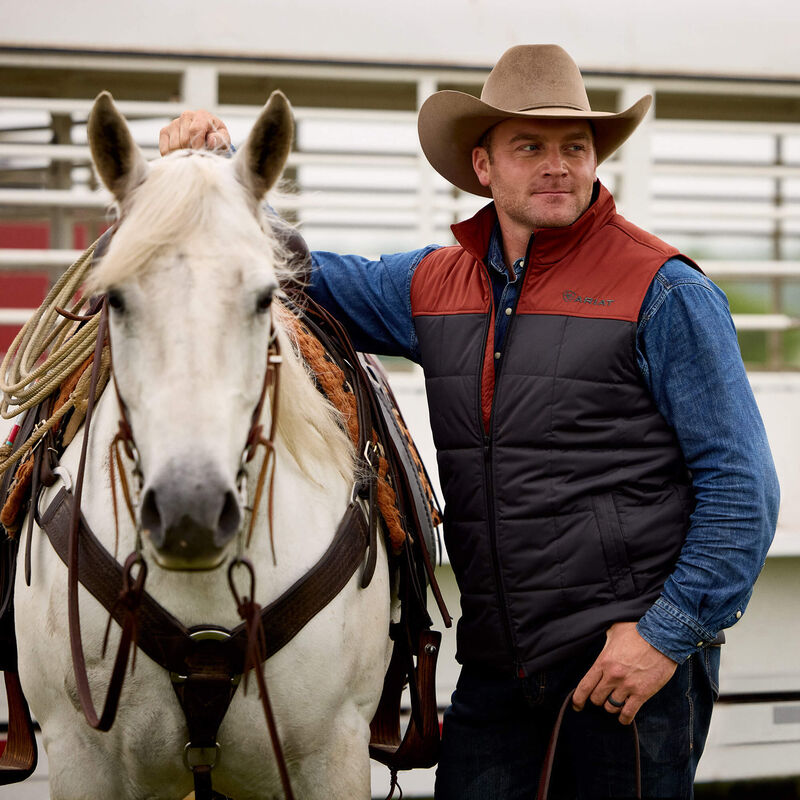 Crius Insulated Vest - Smoked Paprika & Phantom