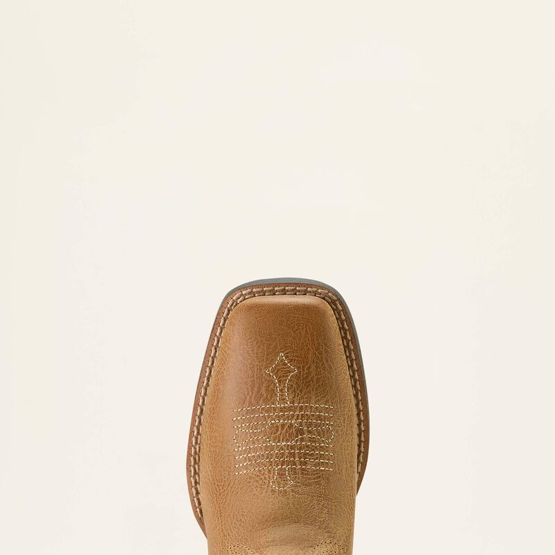 Kid's Tombstone Wide Square Toe Western Boot
