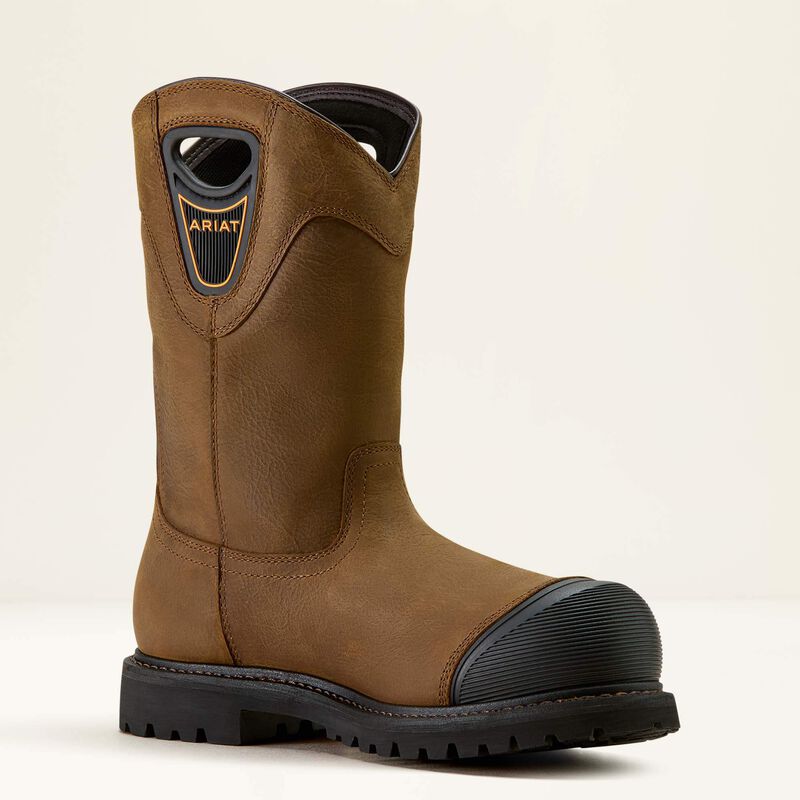Longview Shock Shield Waterproof Composite Toe Work Boot - Rye Brown