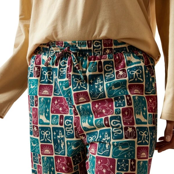 Women's Dreams Pajama Set - Western Blocks