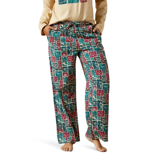 Women's Dreams Pajama Set - Western Blocks