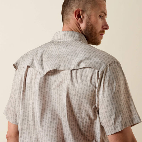Printed Western VentTEK Classic Fit Snap Shirt - Island Reef