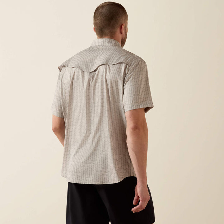 Printed Western VentTEK Classic Fit Snap Shirt - Island Reef