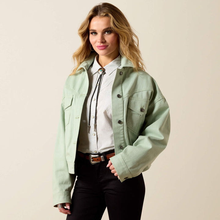 Solar Cotton Twill Jacket - Silt Green