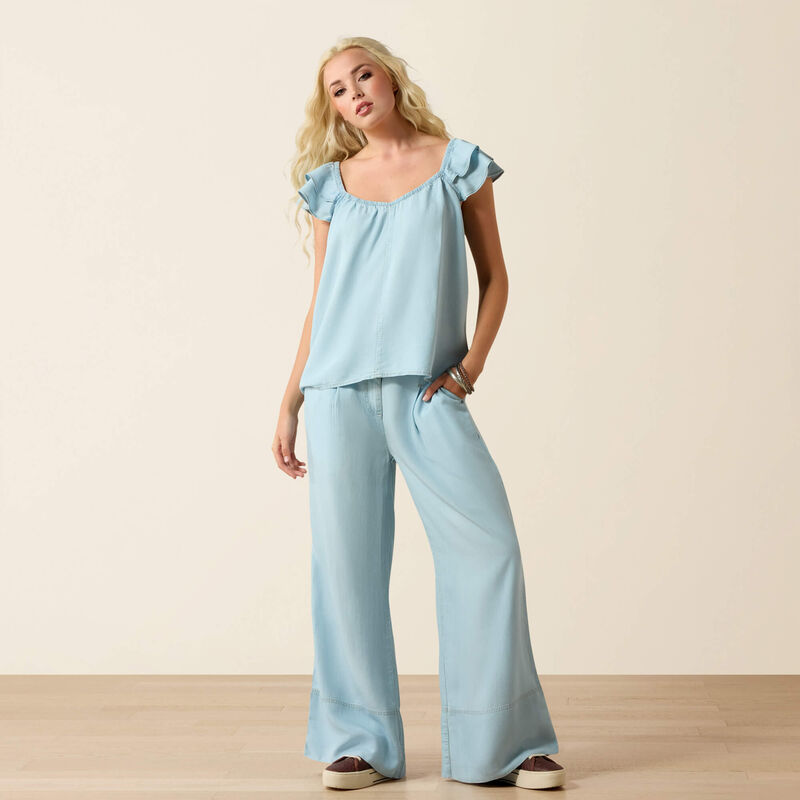 Lynn Top - Indigo Wash