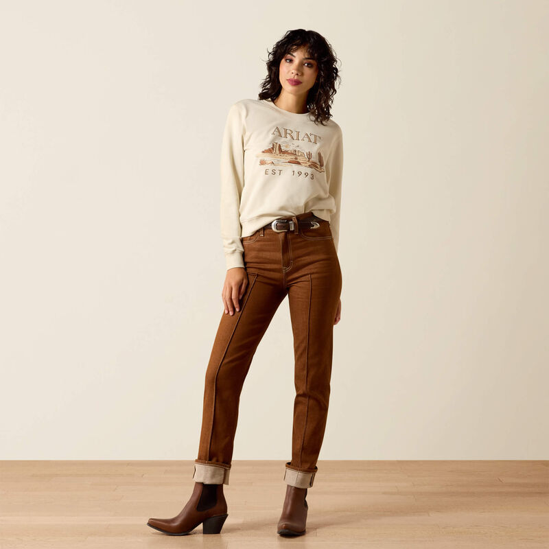 Essential Crew Sweatshirt - Summer Sand