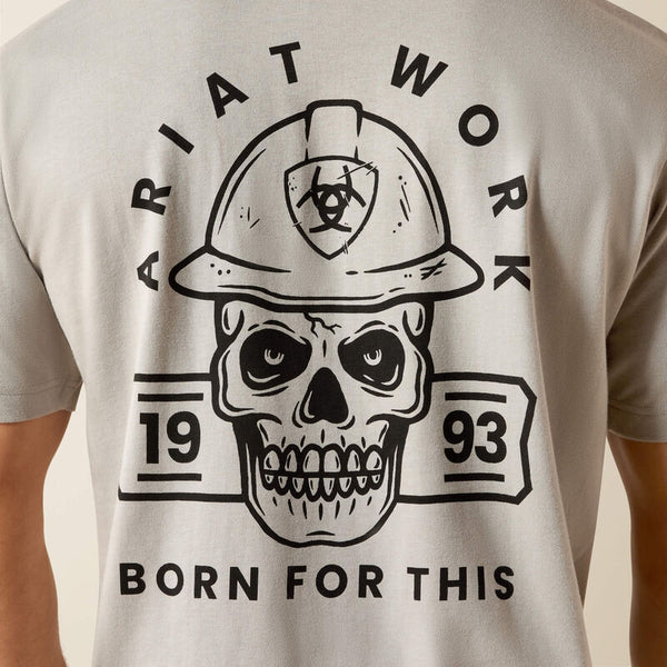 Rebar Cotton Strong Hardhead T-Shirt - Limestone