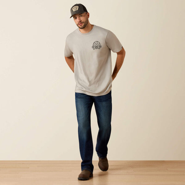 Rebar Cotton Strong Hardhead T-Shirt - Limestone