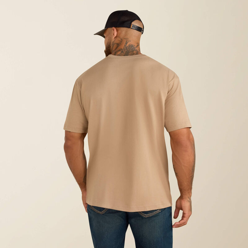 Rebar Cotton Strong Standard Pocket T-Shirt - Greige