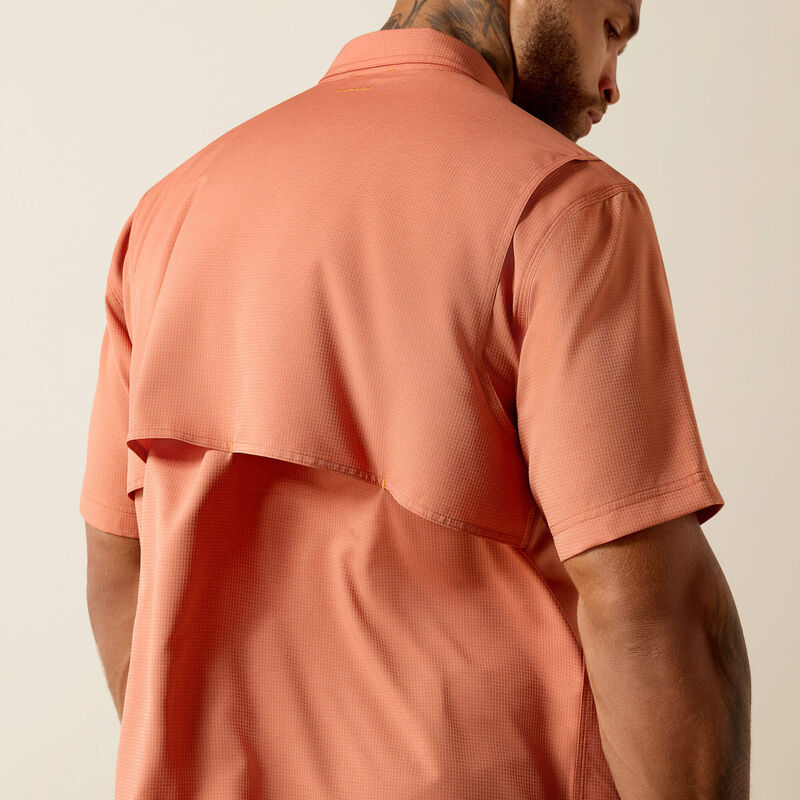 Rebar Made Tough VentTEK DuraStretch Work Shirt - Burnt Brick