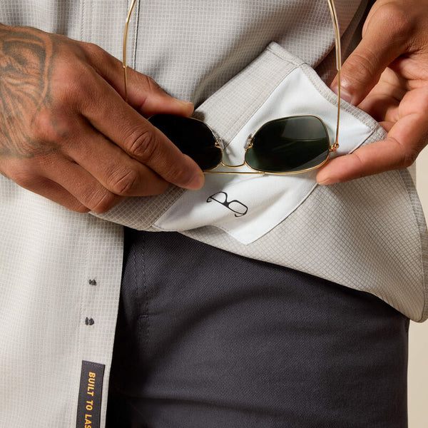 Rebar Made Tough VentTEK DuraStretch Work Shirt - Limestone