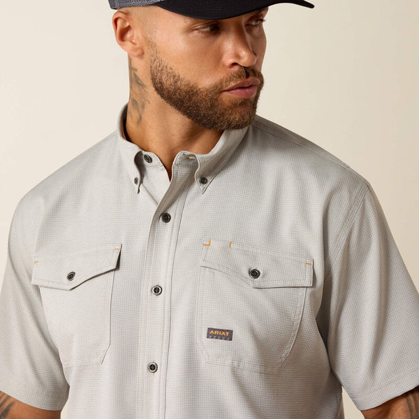 Rebar Made Tough VentTEK DuraStretch Work Shirt - Limestone