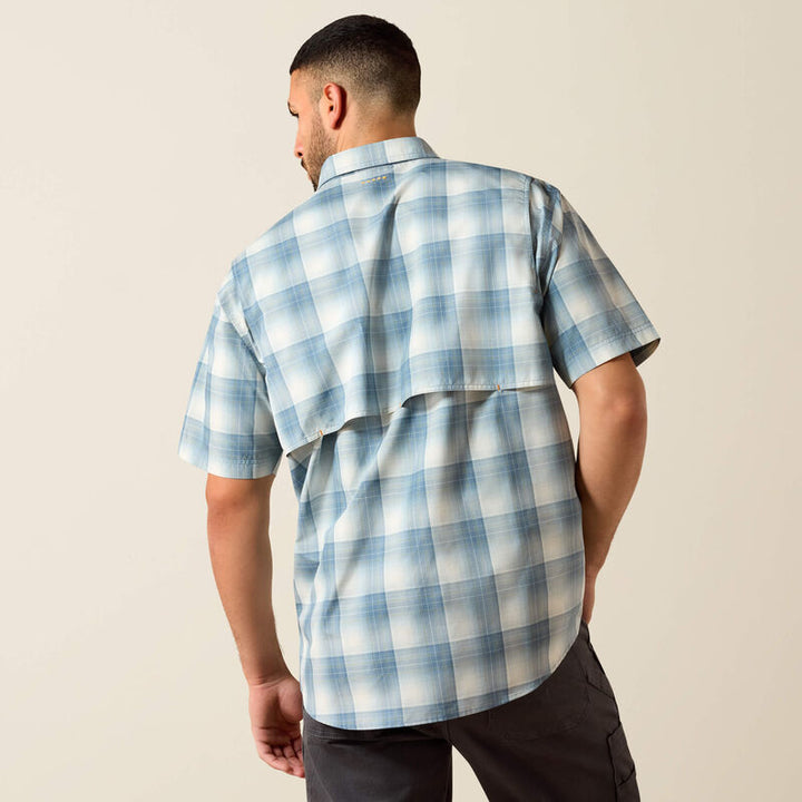 Rebar Made Tough VentTEK DuraStretch Work Shirt - Baleen Blue