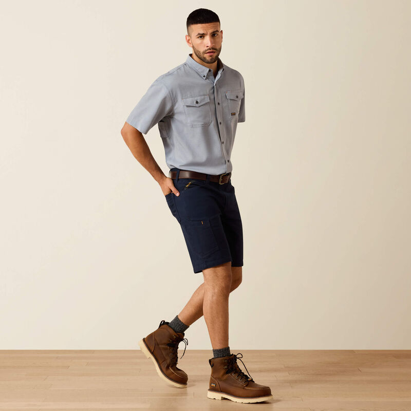 Rebar Made Tough VentTEK DuraStretch Work Shirt - Dark Denim