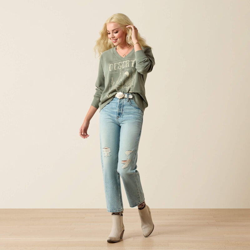Victoria Sweatshirt - Sea Spray
