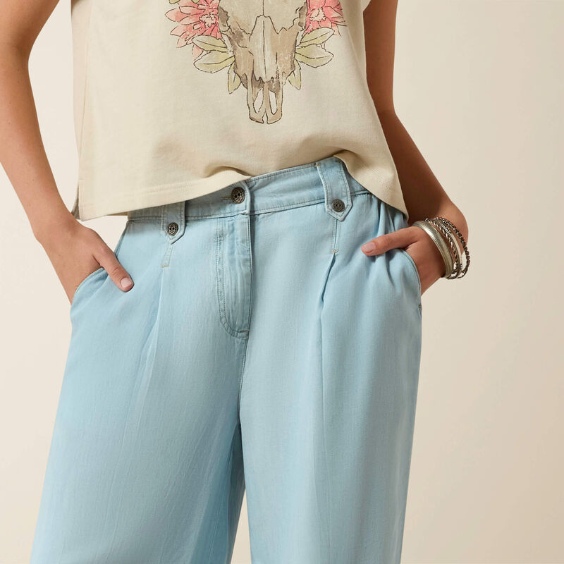 Aylin Pants - Indigo Tencel