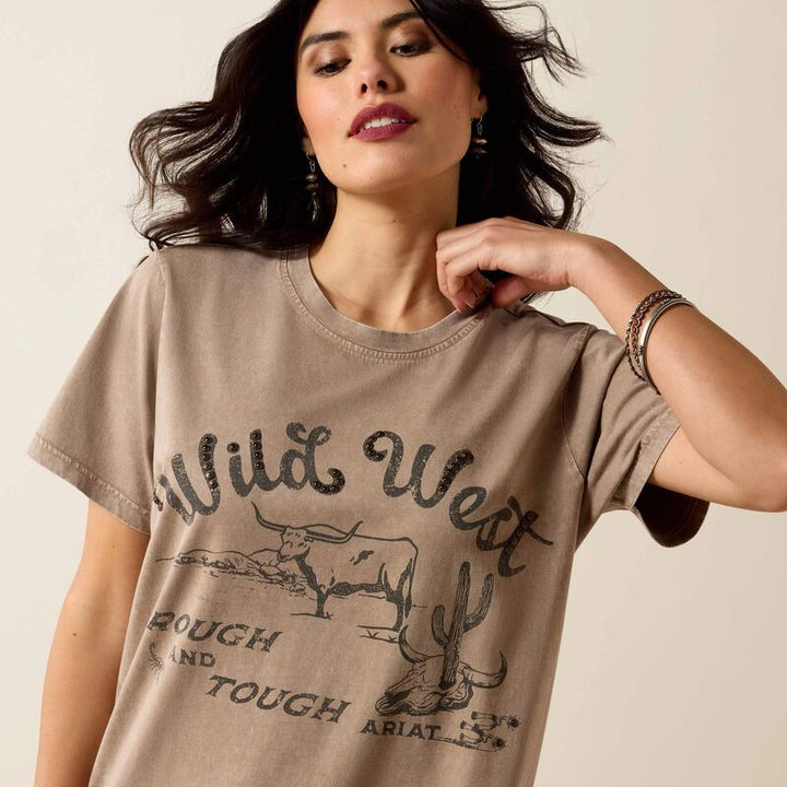 Bandido Dress - Taupe Mineral Wash