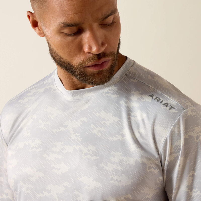 Rebar Sunblocker Printed Long Sleeve T-Shirt - Micro Chip
