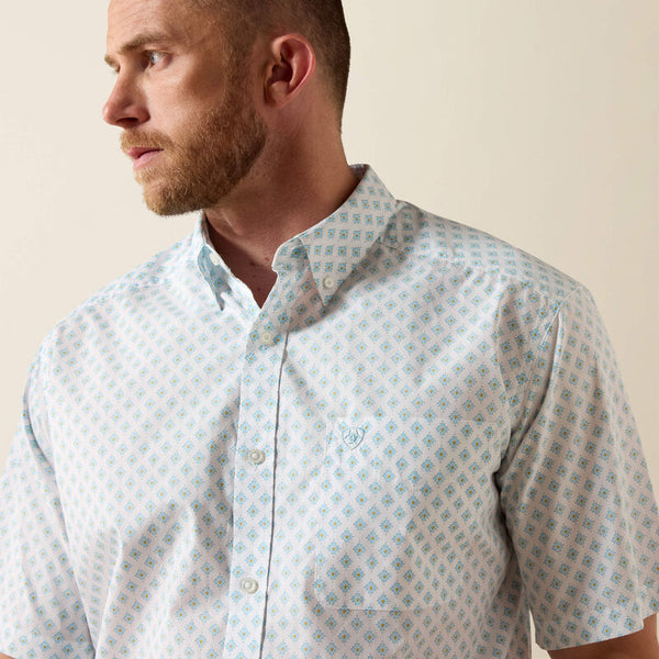 Packert Classic Fit Shirt - White Medallion