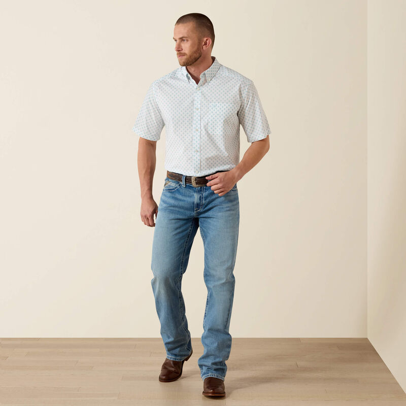 Packert Classic Fit Shirt - White Medallion