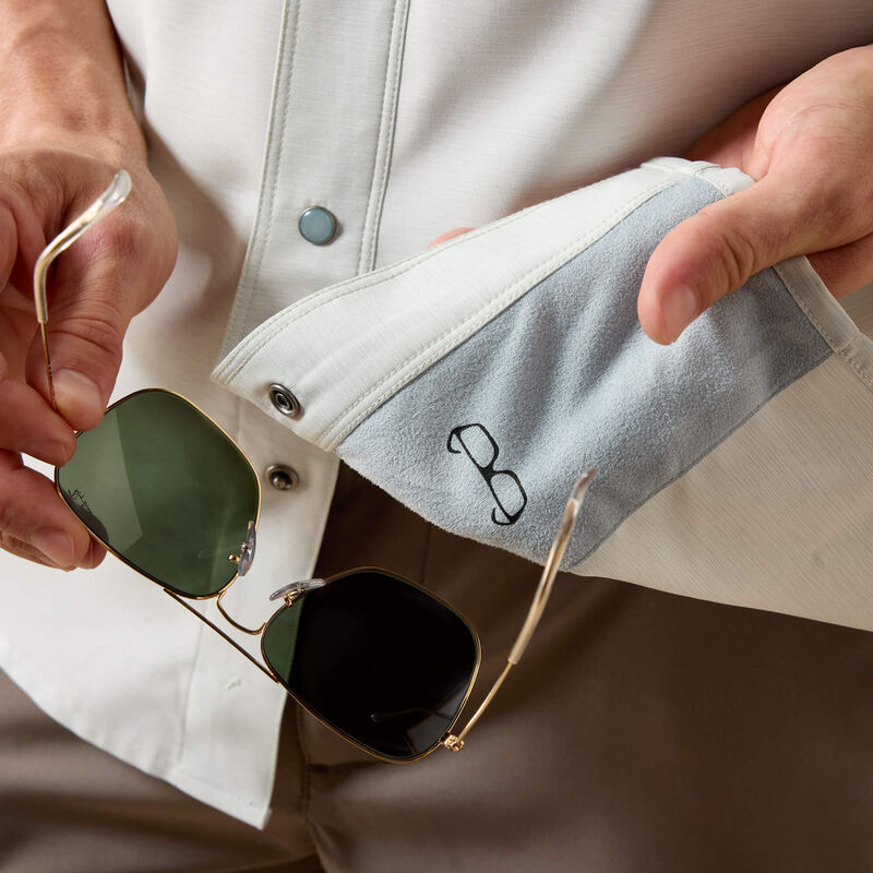Western VentTEK Classic Fit Shirt - Aqua Heather