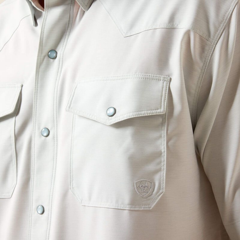 Western VentTEK Classic Fit Shirt - Aqua Heather