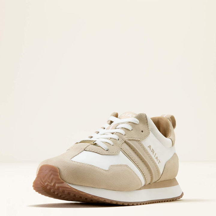 Ranch Runner - Cream/ Dusty Taupe Suede