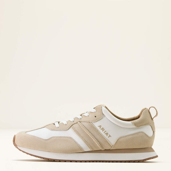 Ranch Runner - Cream/ Dusty Taupe Suede