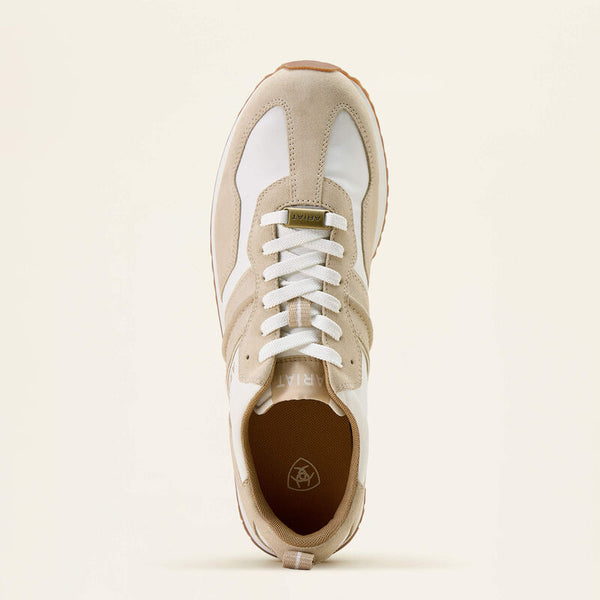 Ranch Runner - Cream/ Dusty Taupe Suede