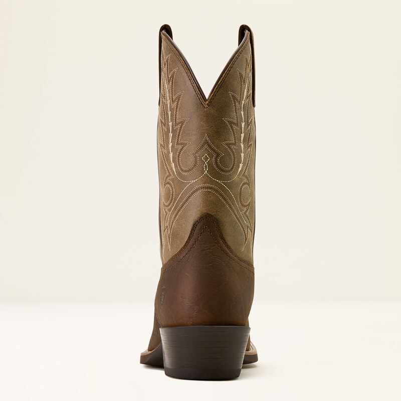 Sport Outfitter Wide Square Toe Cowboy Boot - Tan Elephant Print / Driftwood Tan