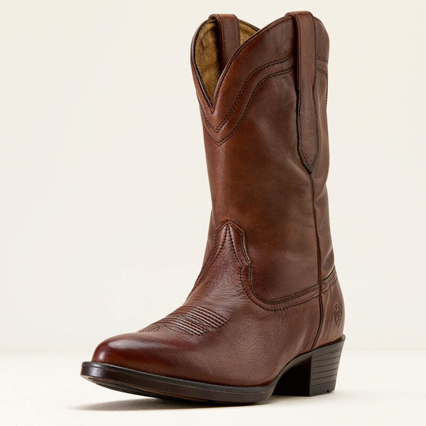 Grayson R Toe Western Boot - Honey Bee