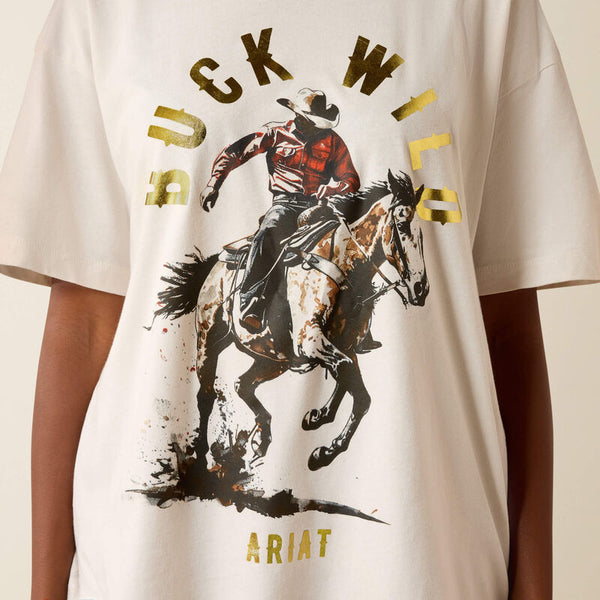 Ariat Buck Wild T-Shirt - Natural