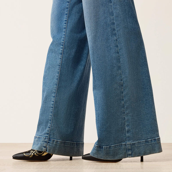 High Rise Revel Vilma Ultrastretch Wide Leg Jeans - Palmdale