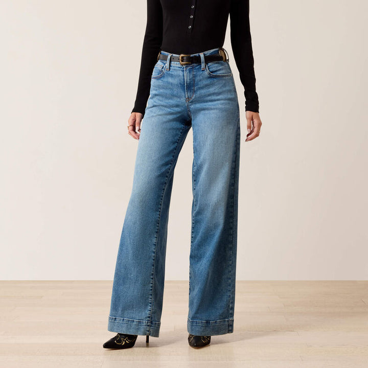 High Rise Revel Vilma Ultrastretch Wide Leg Jeans - Palmdale