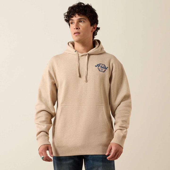 Ariat Bison Archer Hoodie - Oatmeal