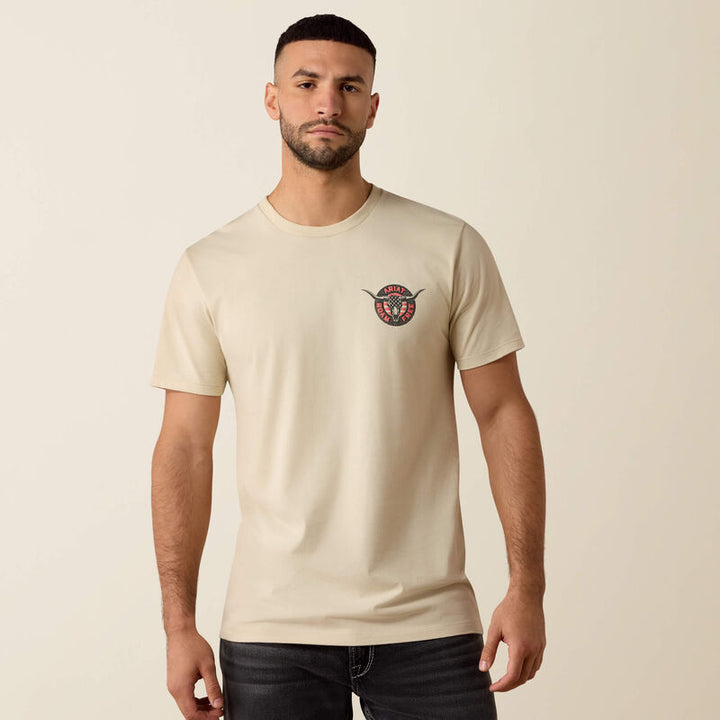 Ariat Steer Freedom T-Shirt - Natural