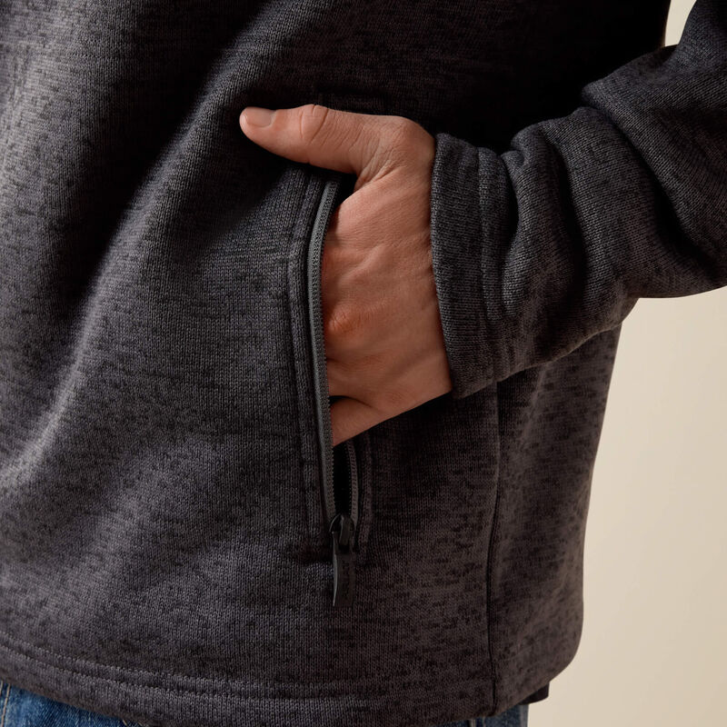 Caldwell 1/4 Zip Sweater - Iron Gate